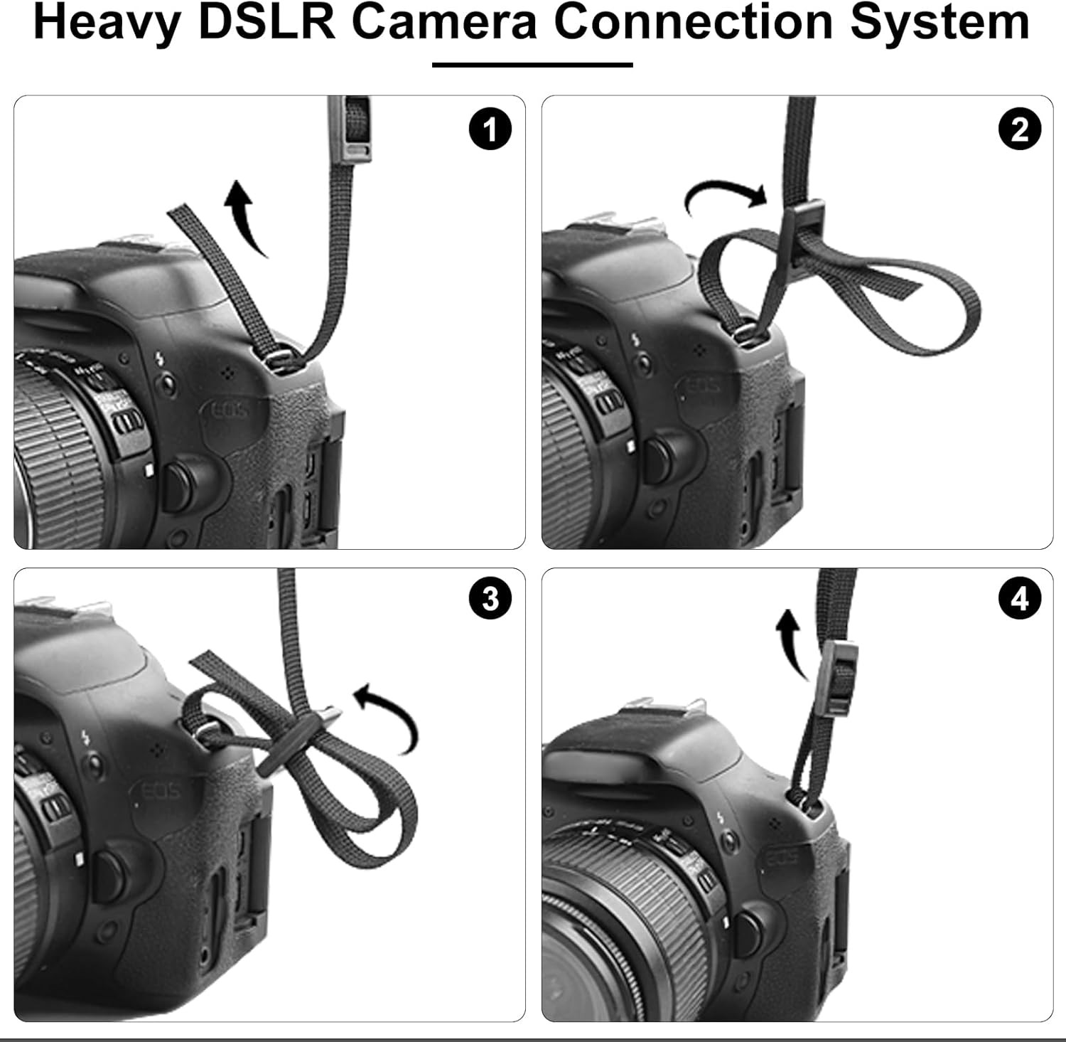 Neck Strap Silicone Camera Straps - Padded Camera Strap, 1.5" Wide Adjustable Ny
