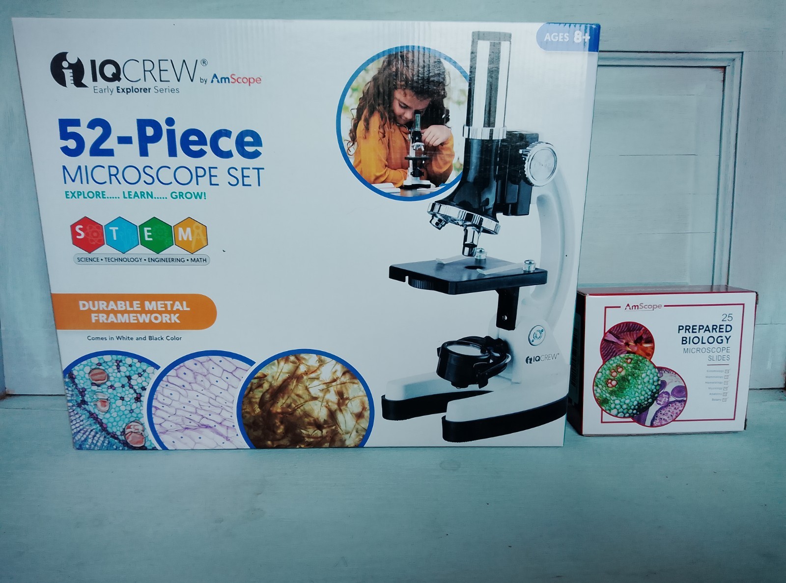 IQ Crew early explorer series 52 piece microscope set