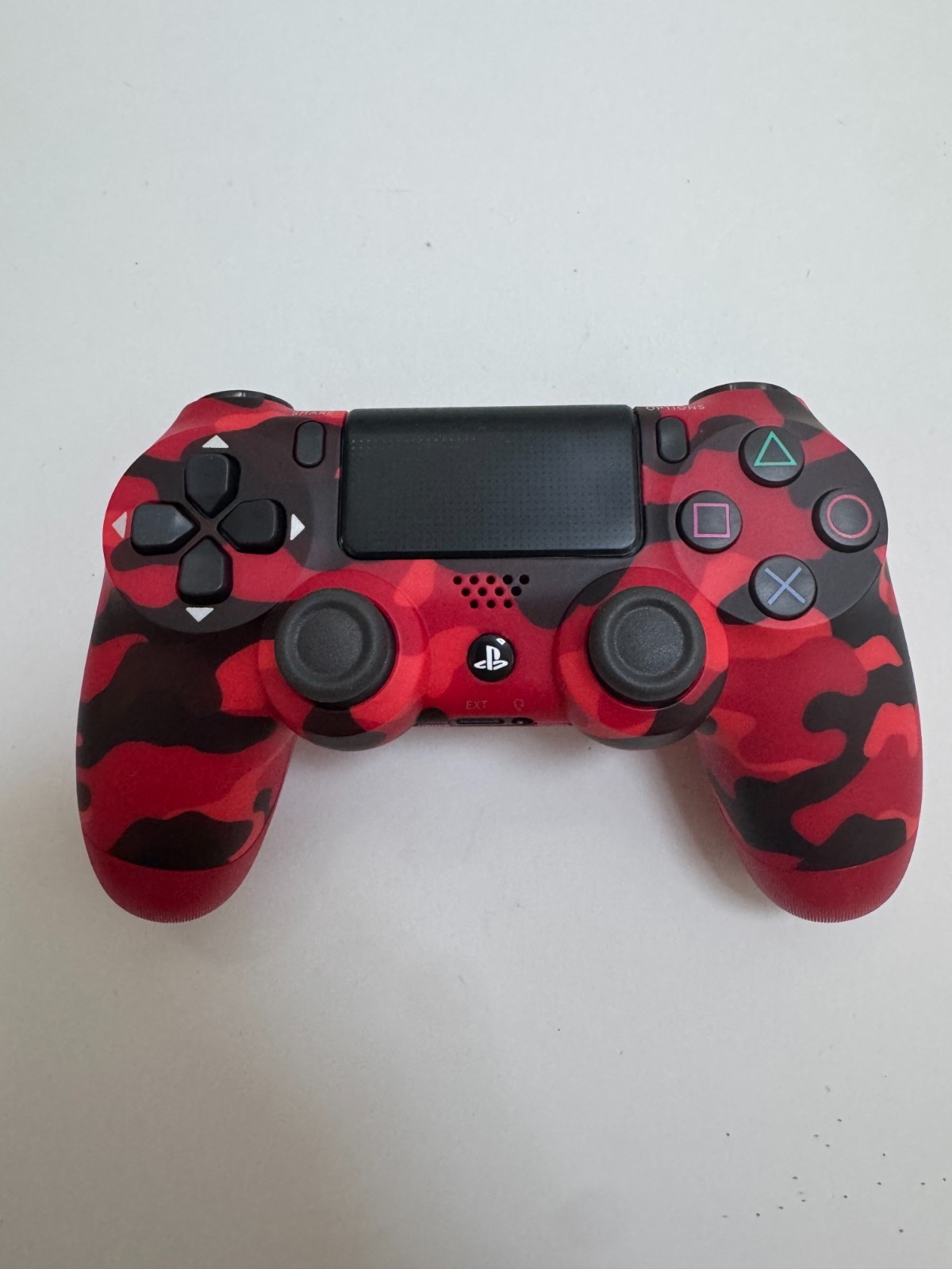 Sony PlayStation 4 PS4 Dualshock 4 Controller Red Camo - Gently Used