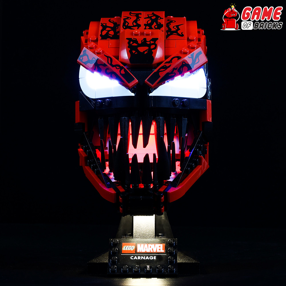 LED Light Kit for Carnage - Compatible with LEGO® 76199 (Standard Version)