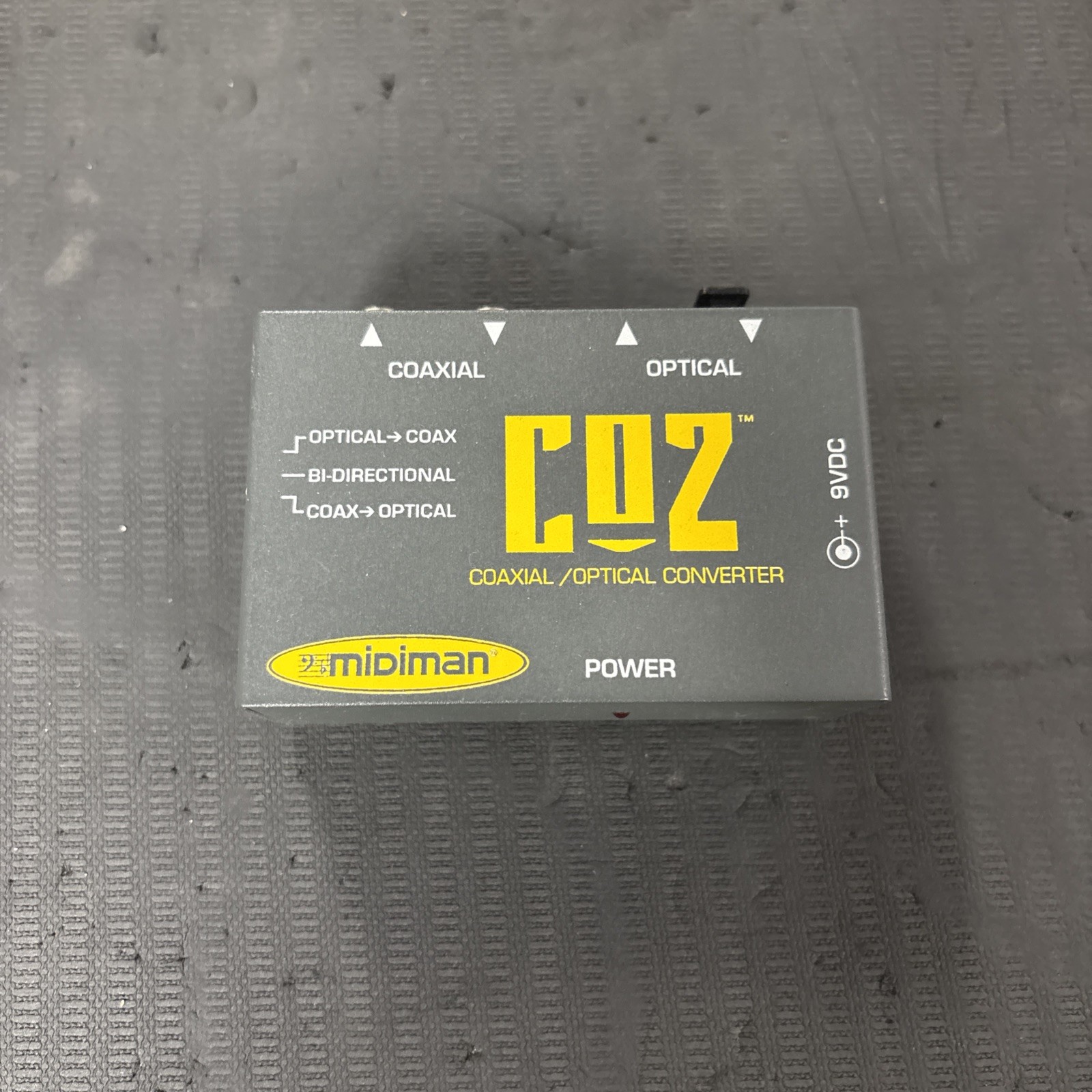 M-Audio Midiman Co2 Coaxial/Optical Converter MIDI No Power cord Used