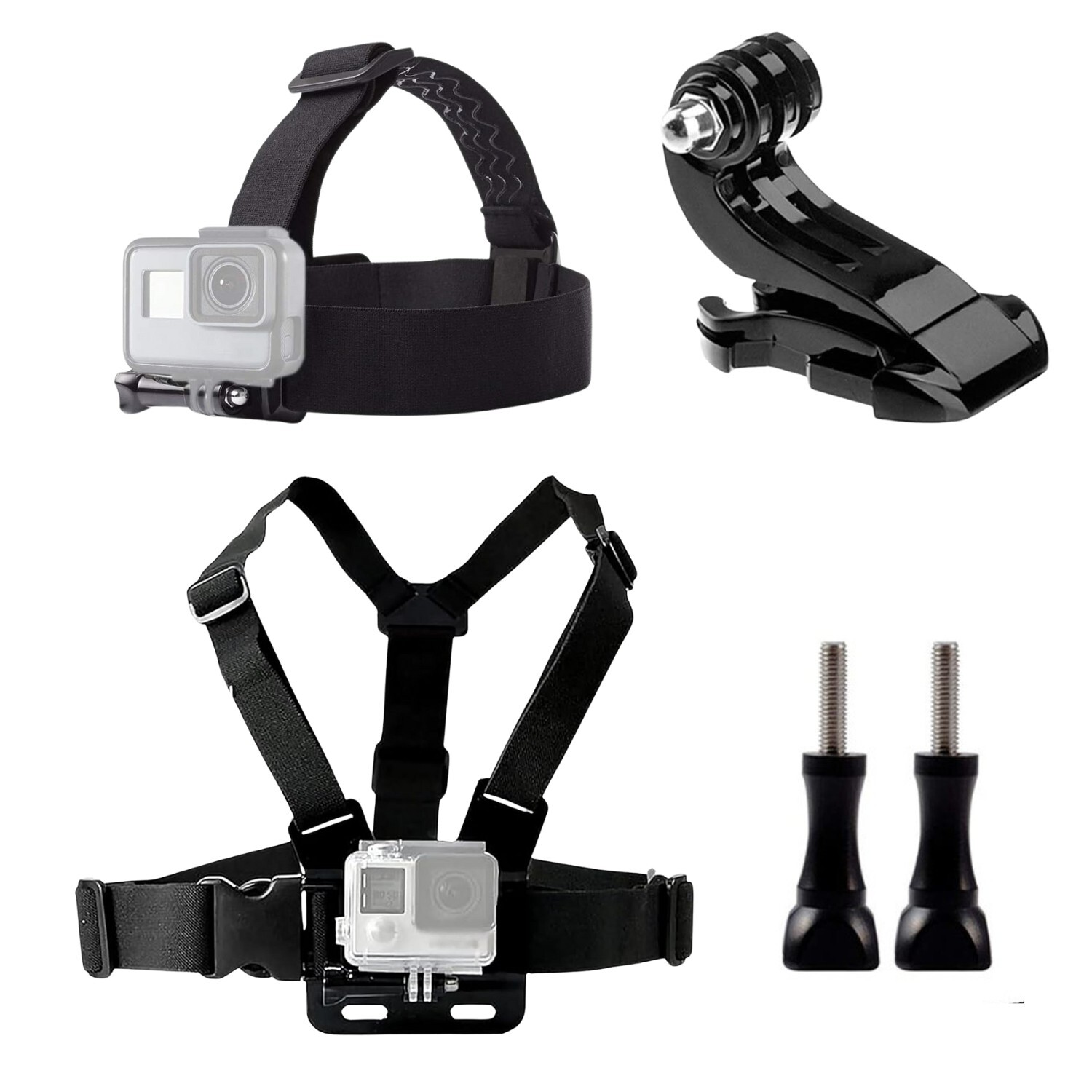 Head Strap Chest Mount Kit for AKASO EK7000 EK7000 Pro Brave 4 for APEXCAM