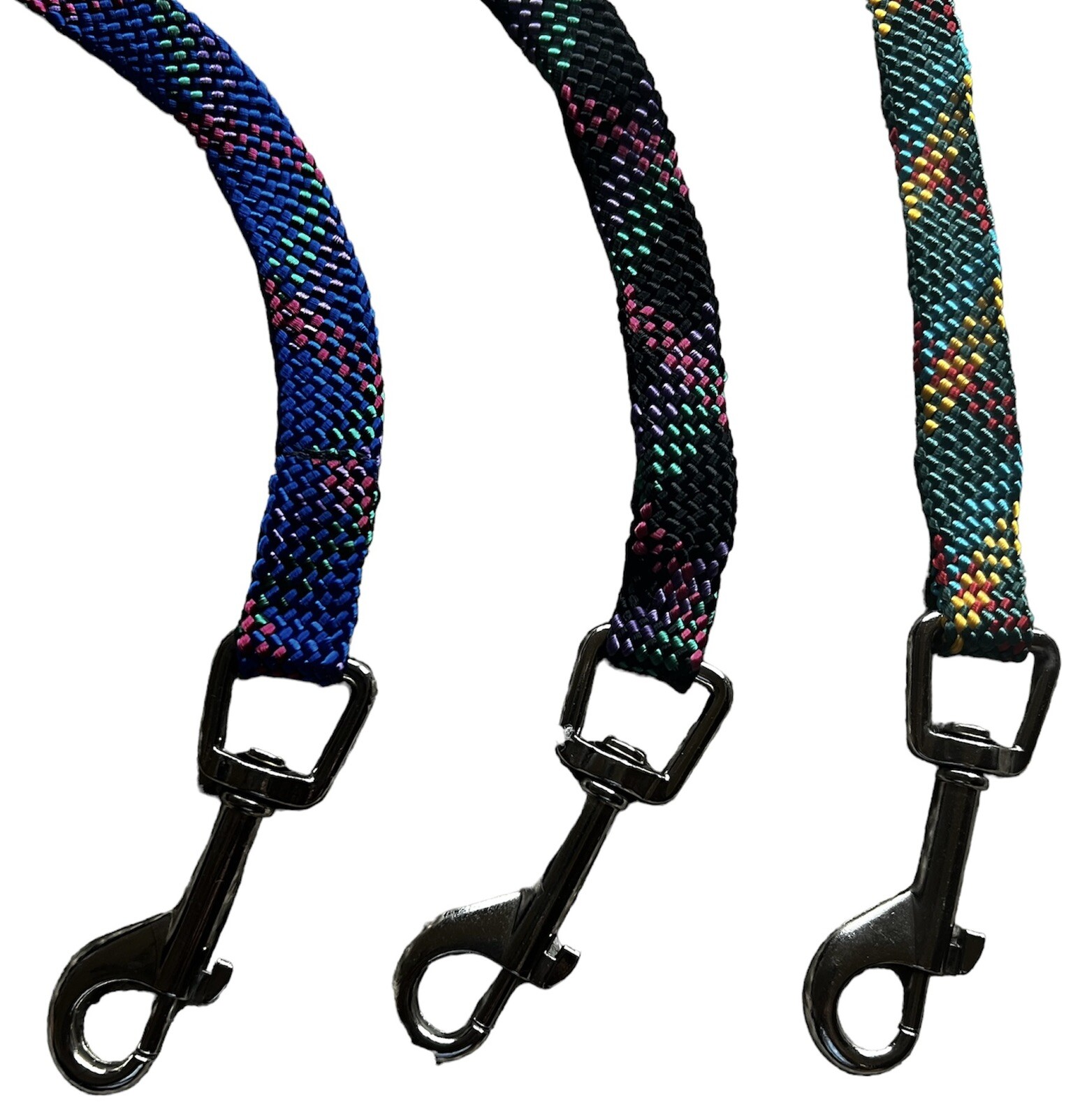 Brookhill Dog Leash 4 FT Nylon w Handle Clasp bright colors for walking training