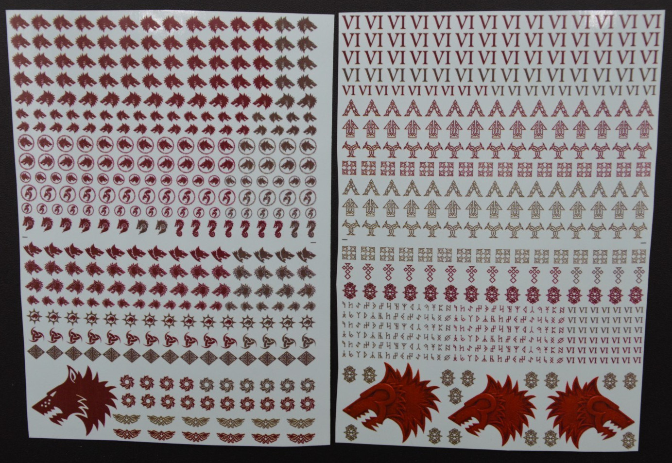 Warhammer 40k Space Wolves Infantry & Vehicle Transfer Sheet Horus Heresy