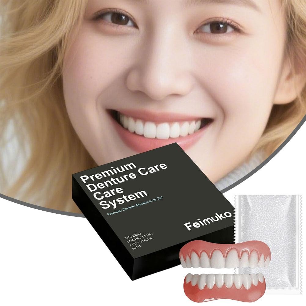 Feimuko Premium Denture Care System Maintenance Set -