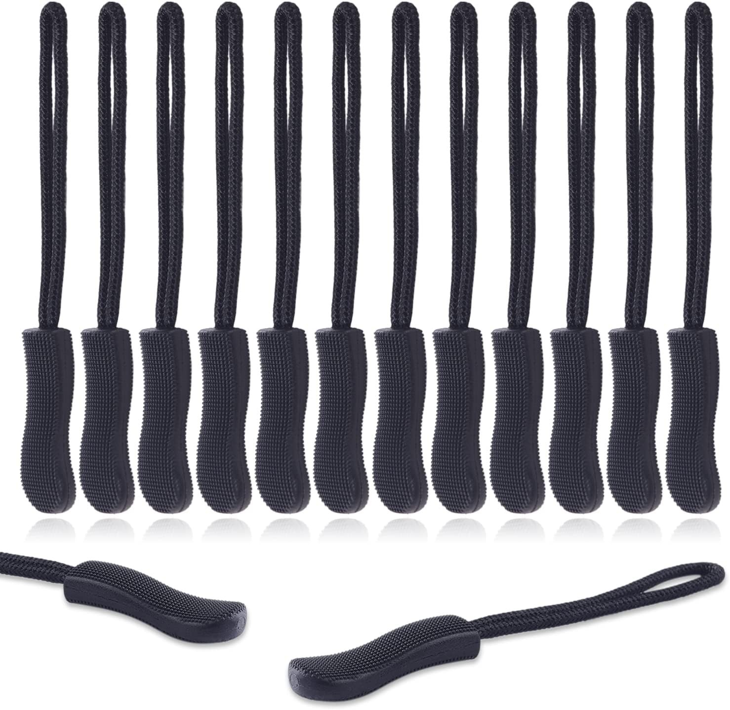 12Pack Zipper Pull Replacement, Golf Bag Parcord Zipper Pull Tab Replacement ...