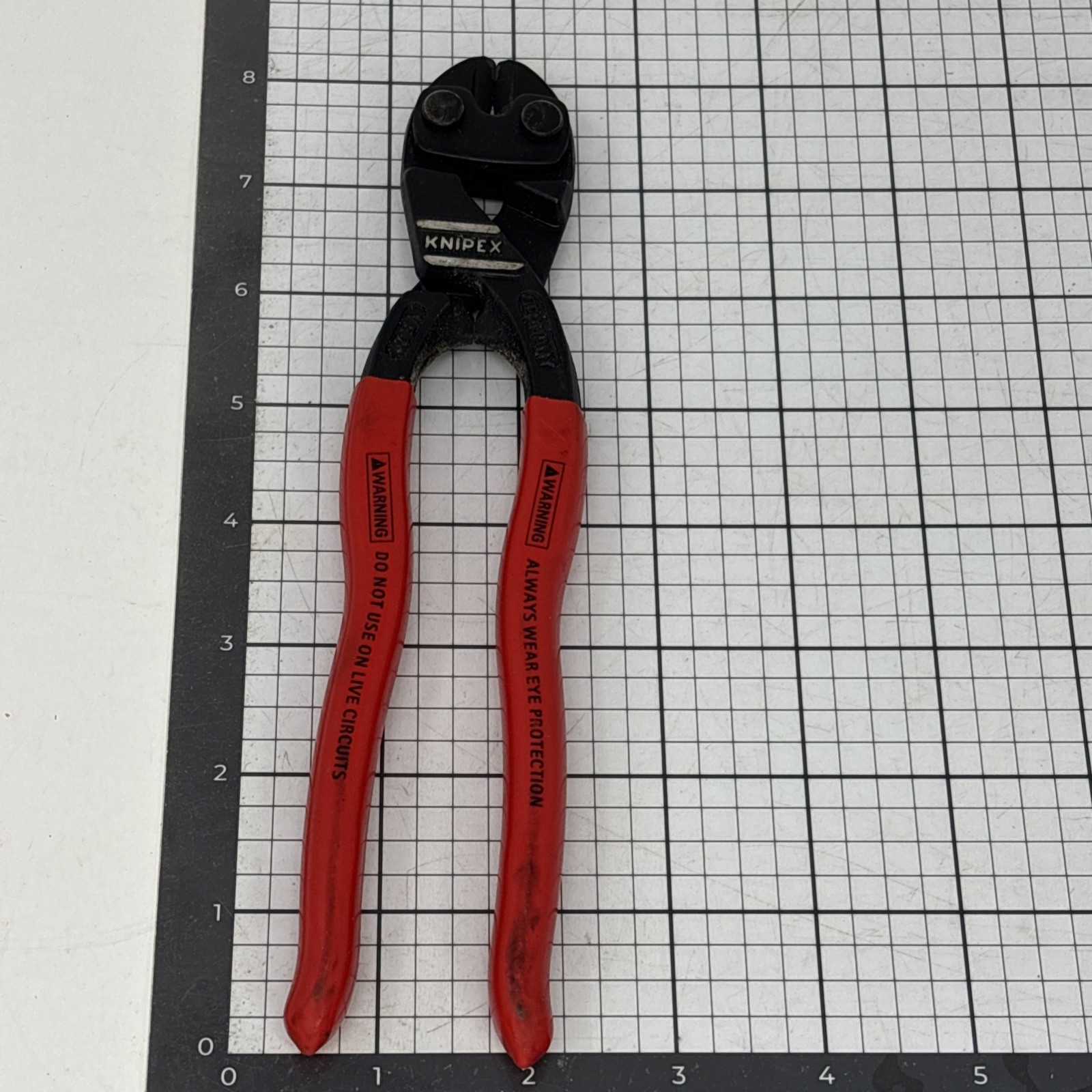 KNIPEX 71 31 200 8" High Leverage Compact Bolt Cutters Notched Blade Germany