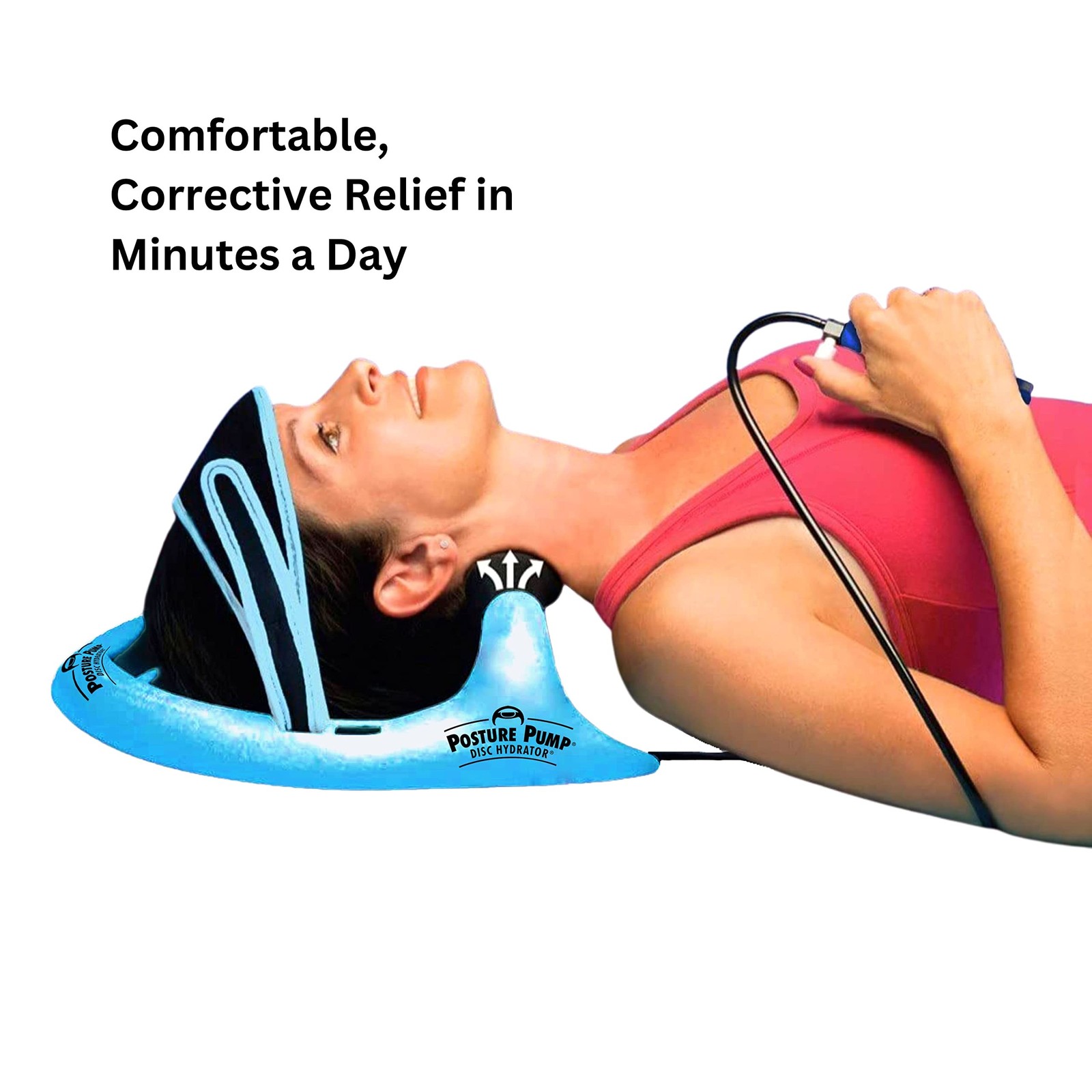 Posture Pump® Neck Exercising Cervical Spine Hydrator Pump Cervical Tractio