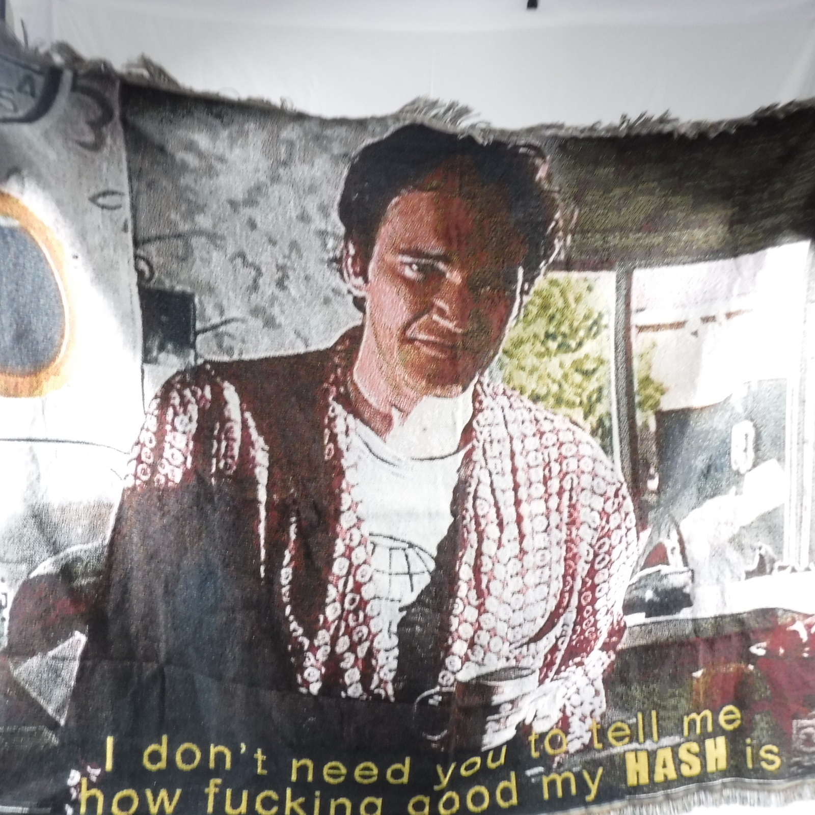 Pulp Fiction Whatever Forever Hash Throw Blanket 4'X5'
