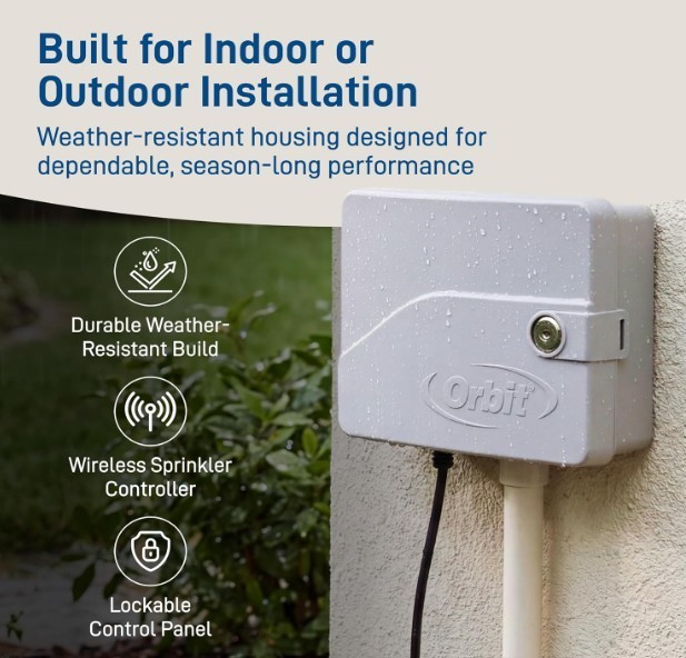 Smart WiFi 12 Station Sprinkler System Controller