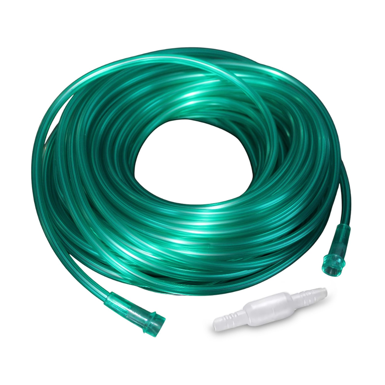 Bistras Oxygen Tubing 50FT Green Crush Resistant Non Kinking for 1 pk,