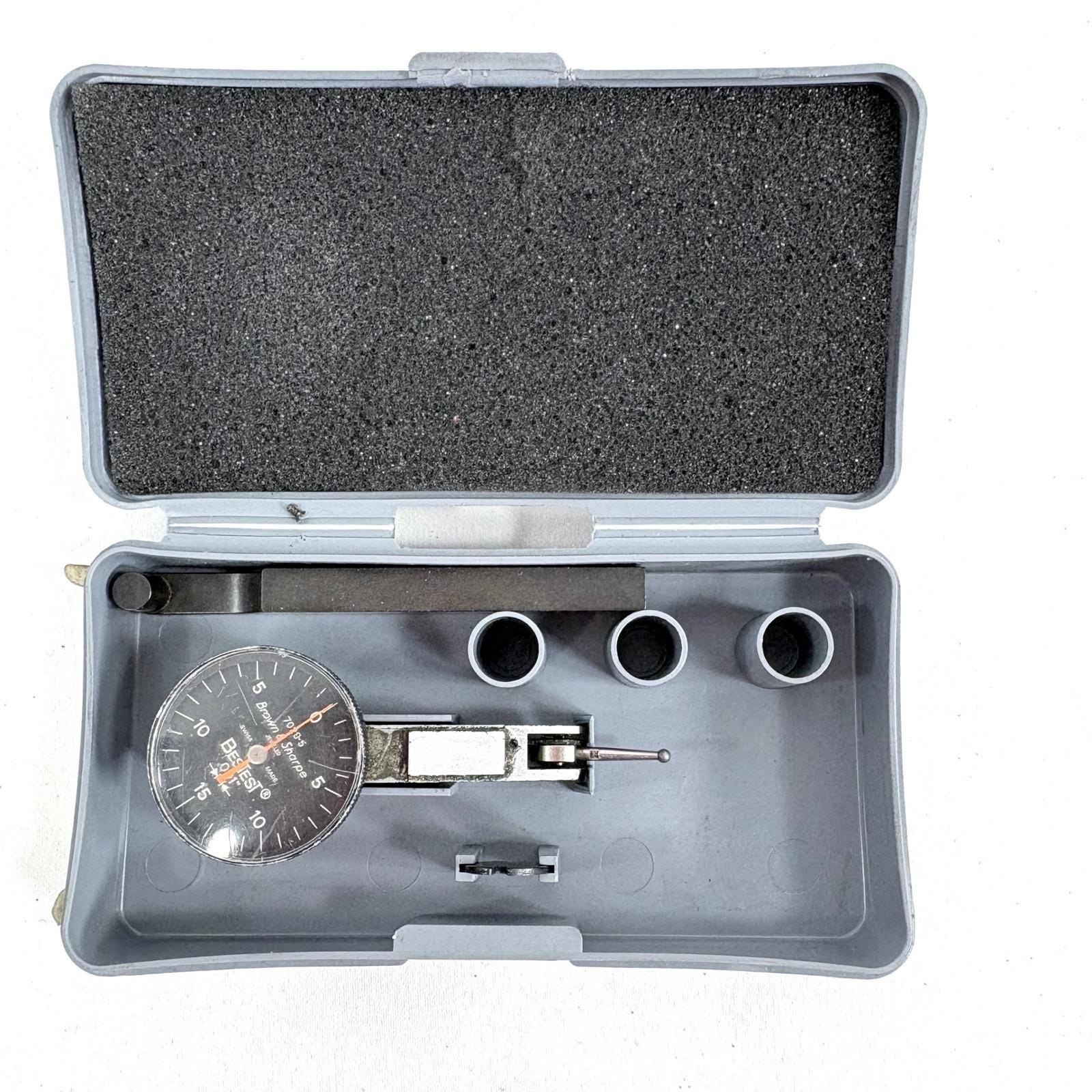 Brown & Sharpe Bestest Dial Test Indicator Black 0.001" 702B-5 Swiss Made