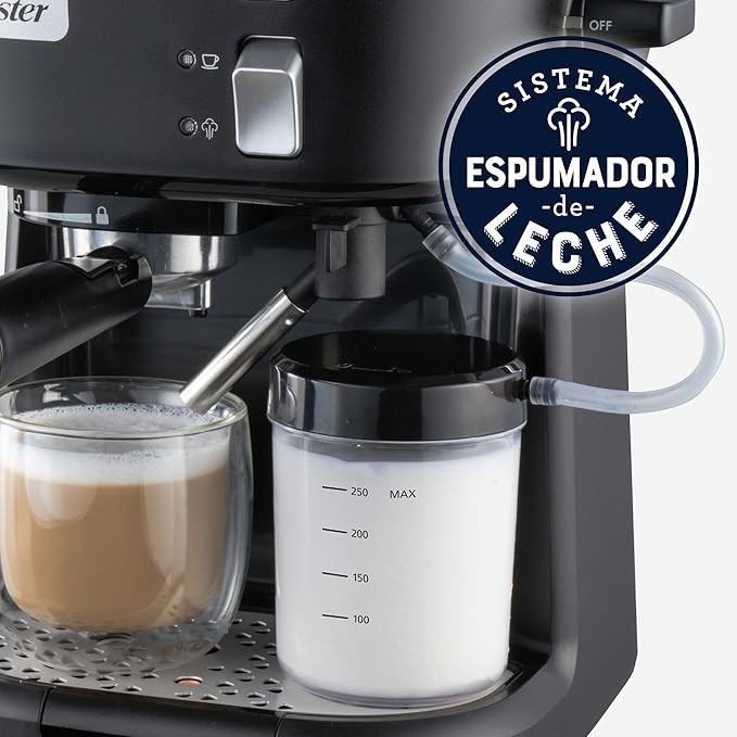 Oster black semi-automatic espresso maker BVSTEM5501B