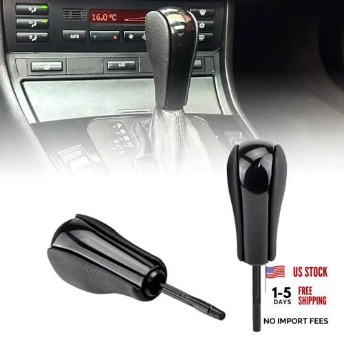 Short Type Black Car Automatic at Short Long Gear Stick Shift Black(Short Type)