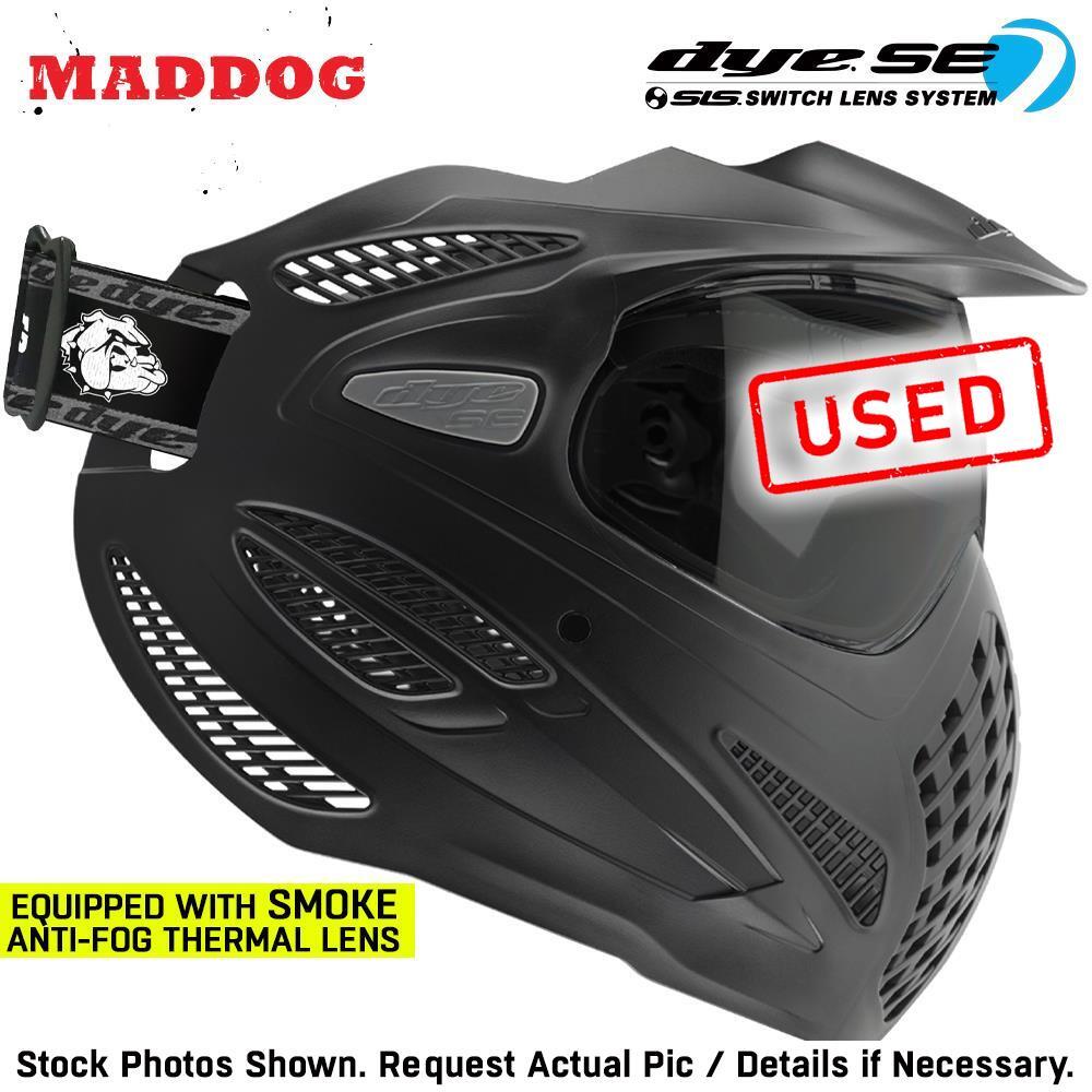 CLEARANCE Maddog Dye SE Thermal Anti-Fog Paintball Mask Goggle  Smoke Lens