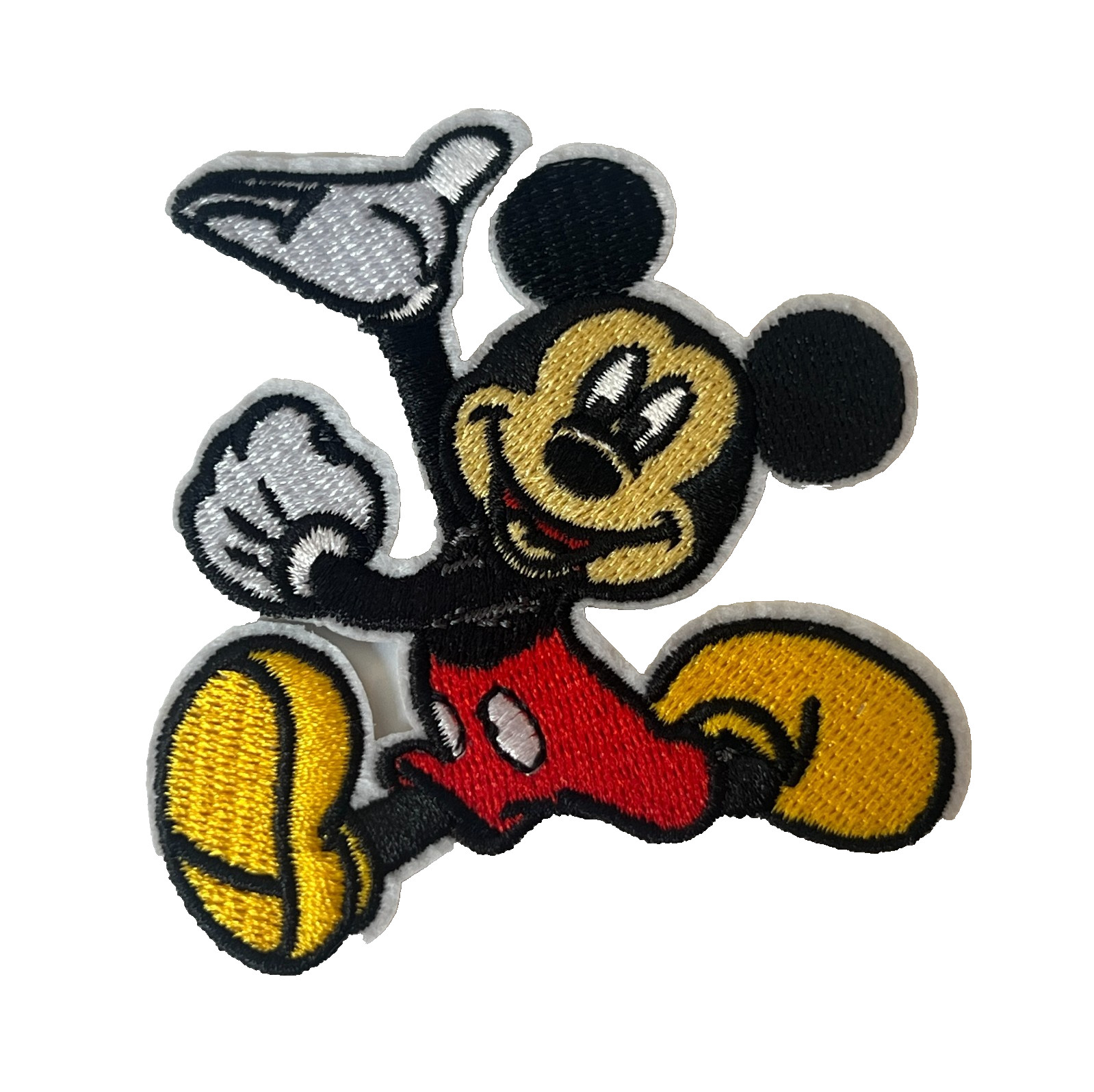 MICKEY MOUSE - Embroidered Iron-On/Sew-On Patch