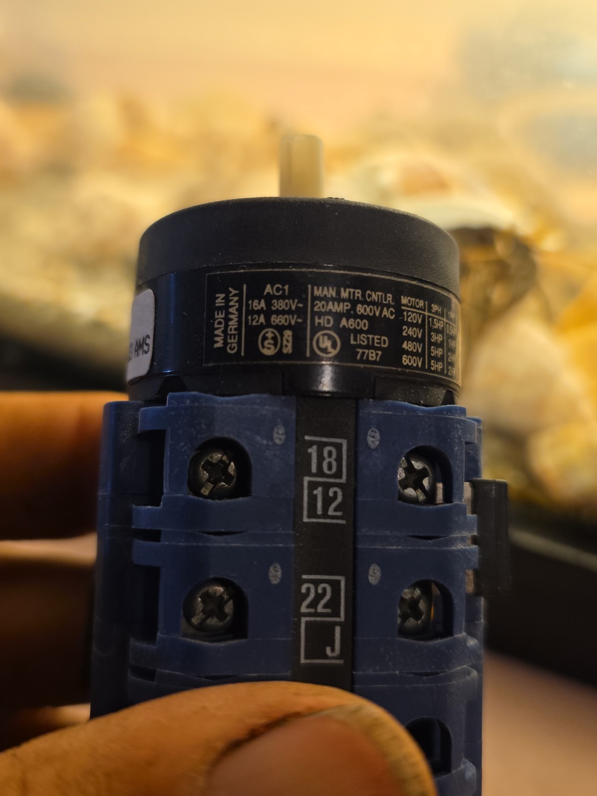 Kraus and Naimer CA11 Rotary Cam / Load Break Switch