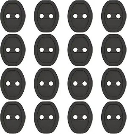 12 Piece Universal Silicone Car Door Latch Covers - with Premium Quality and Eas