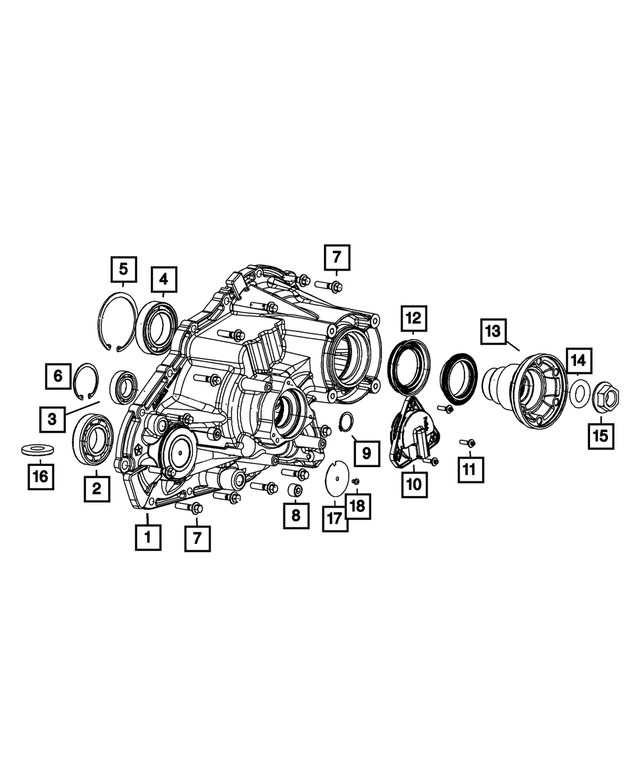 Genuine Mopar Spline Seal O Ring 68001933AA
