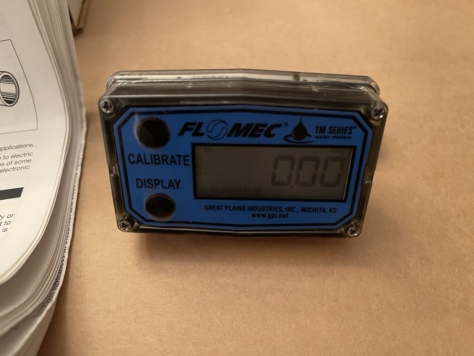 FLOMEC (TM050) 0.5" Spigoted Turbine Flowmeter