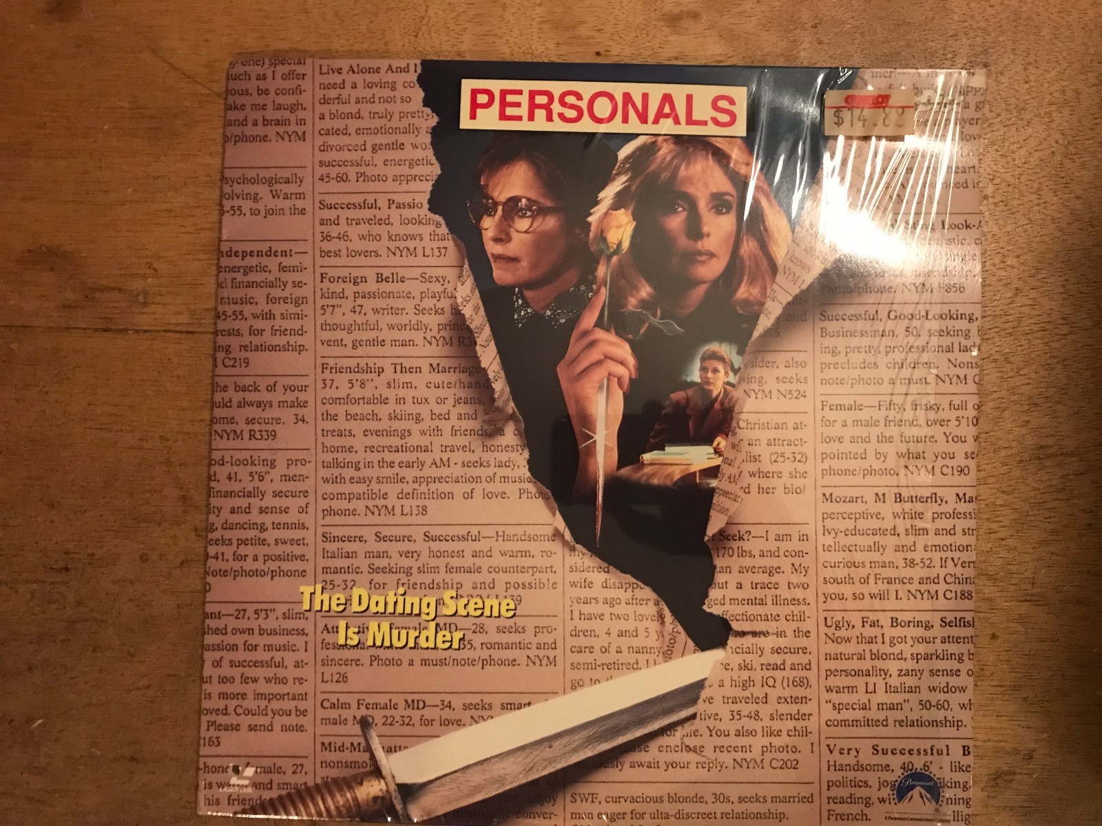 PERSONALS 1990 LASERDISC USED FREE SHIPPING