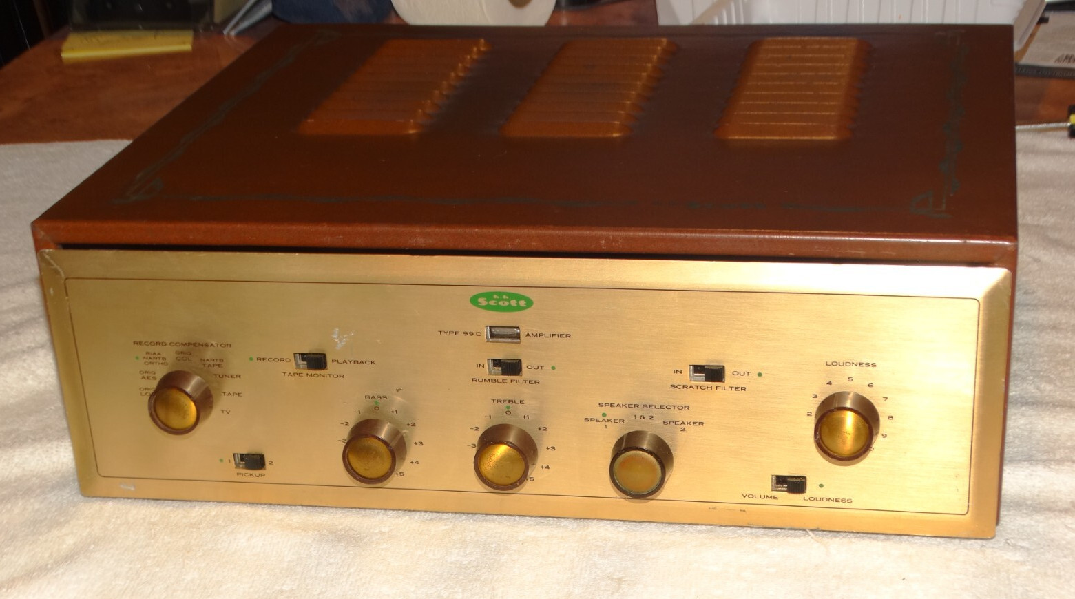 HH Scott Tube Amplifier Model 99D*12ax7-6L6 *Parts/Repair*IRON Tests Good*