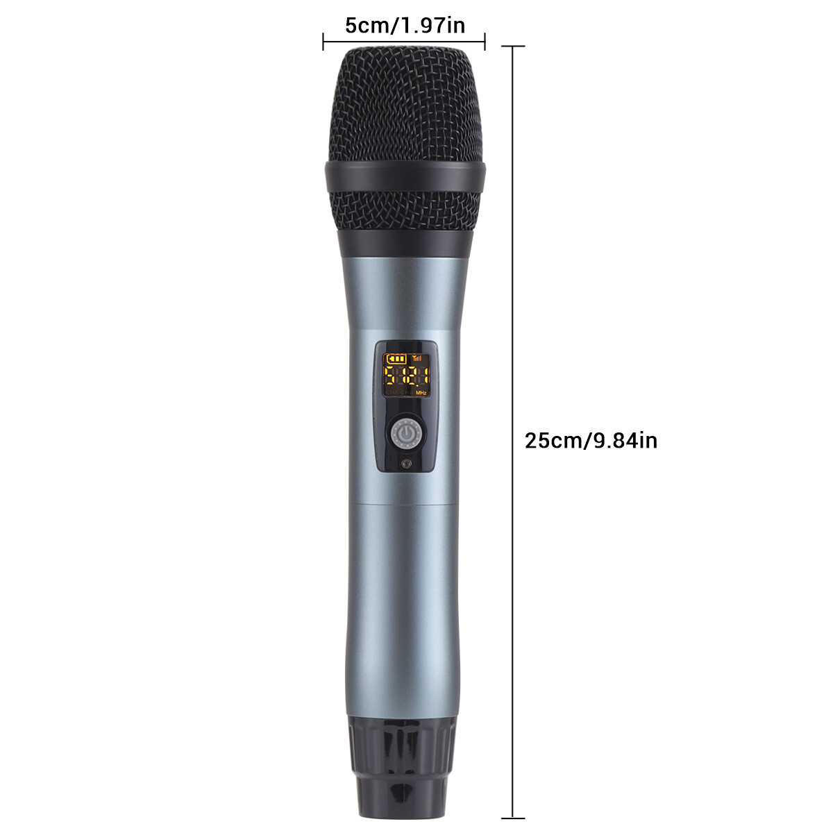 Wireless Microphone Professional Handheld w/Mic System MCX-11 Receiver Karaoke