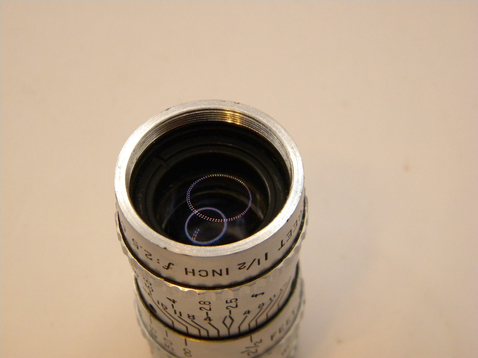 Elgeet Microscope Objective 2535, 1.5 Inch f: 2.5 Cine-Tel
