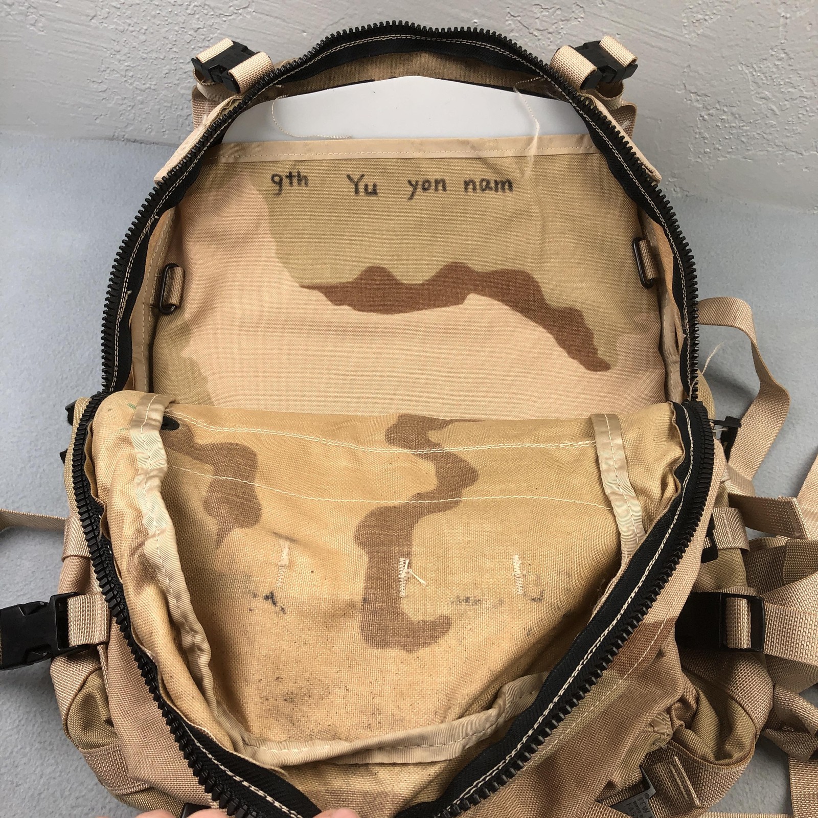 Army Backpack MOLLE II 3 Day Assault Pack Desert Camo Specialty Defense Systems