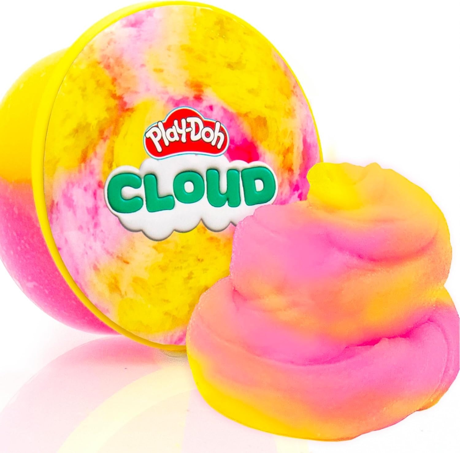 Play-Doh Butter, Pink & Yellow Compound, Lemonade Scent, Single 5 oz.