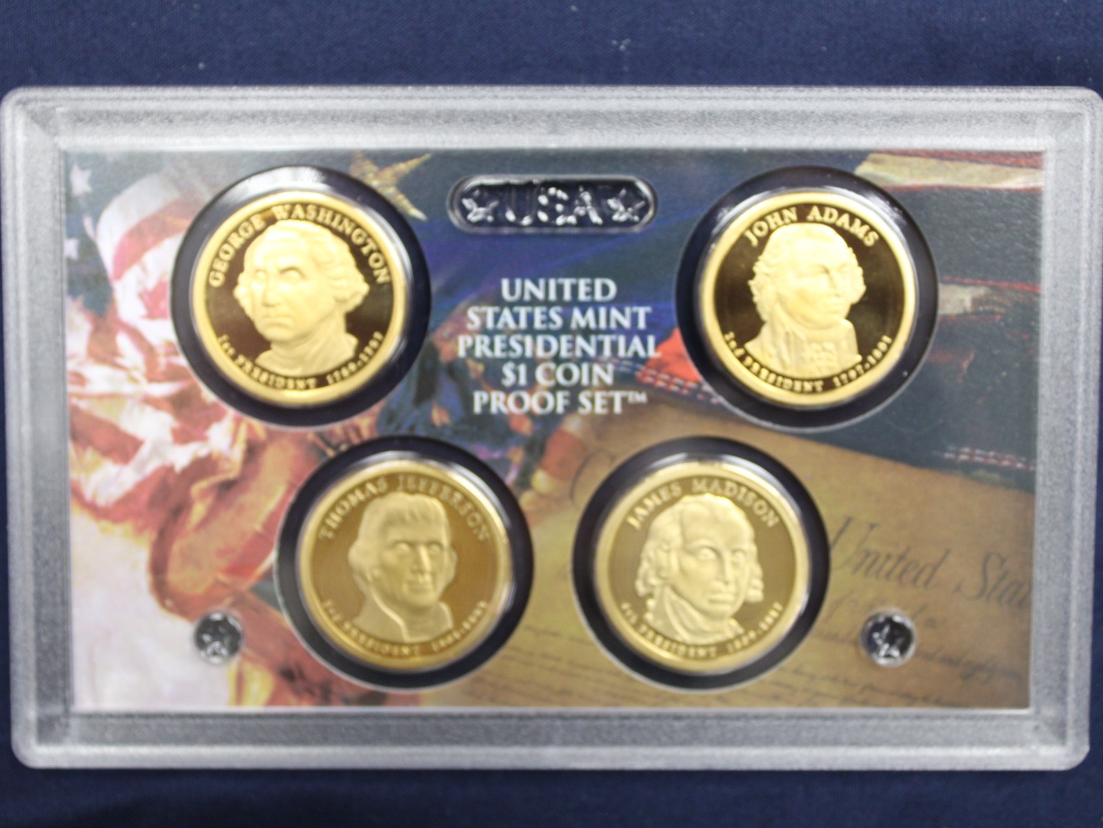 2007 United States Mint Silver Proof Set S Mint $1 w/ Box & COA