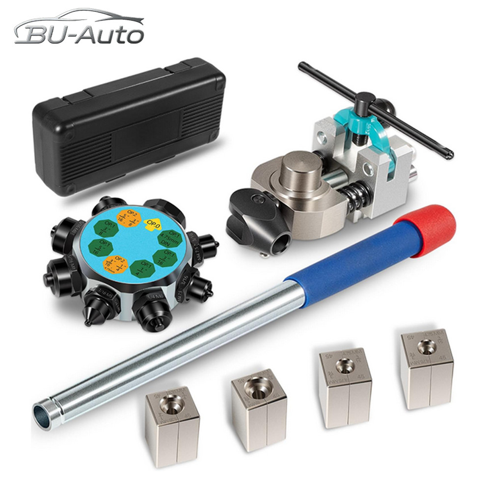 Professional Brake Line Flaring Tool Kit 45 Degree For 3/16", 1/4", 5/16" Tubing