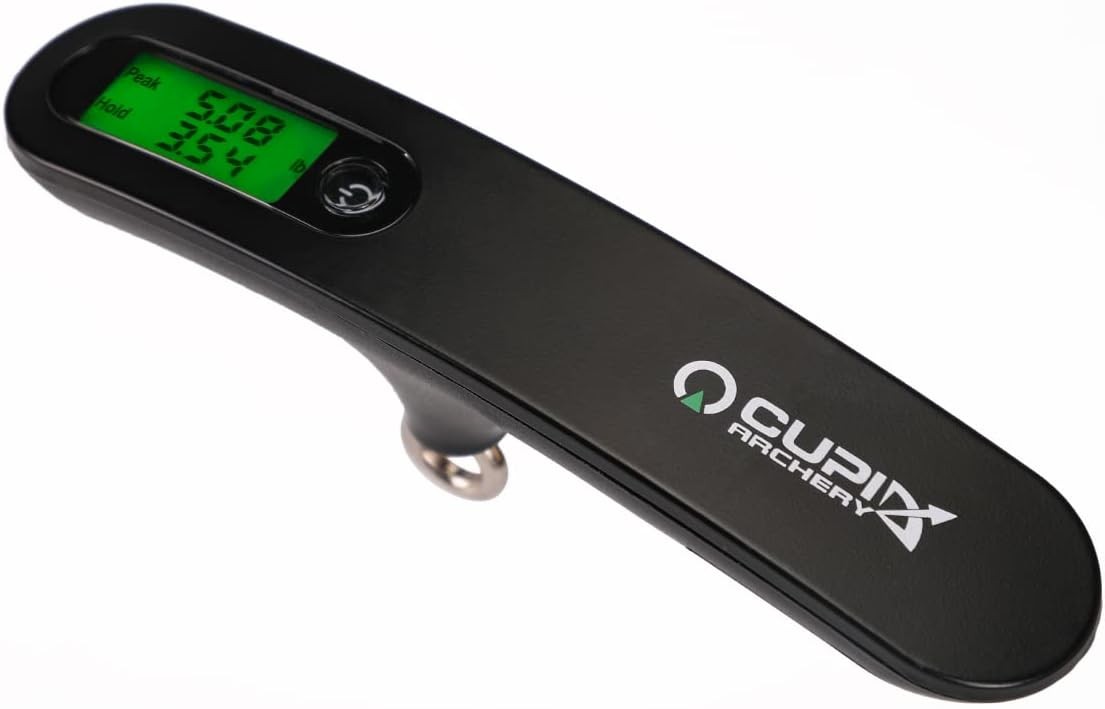 Digital Bow Scale,110 lbs High Precision Archery Scale with Black