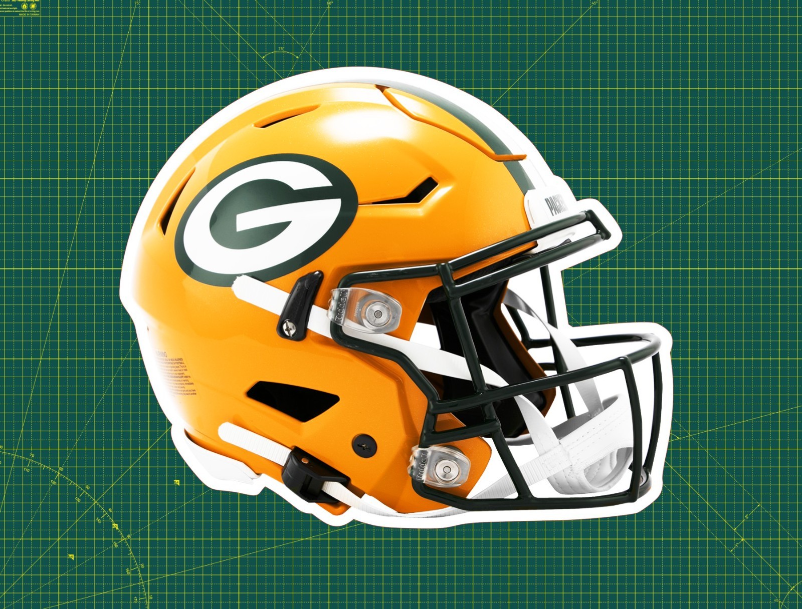 Green Bay Packers Water Proof UV Safe Glossy Vinyl Decal / Sticker