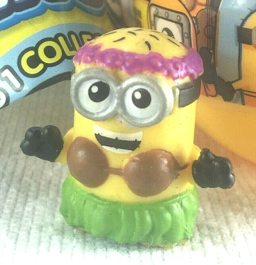 Despicable Me Mineez Luau Jerry #46 Minion Blind Bag Figure 1"