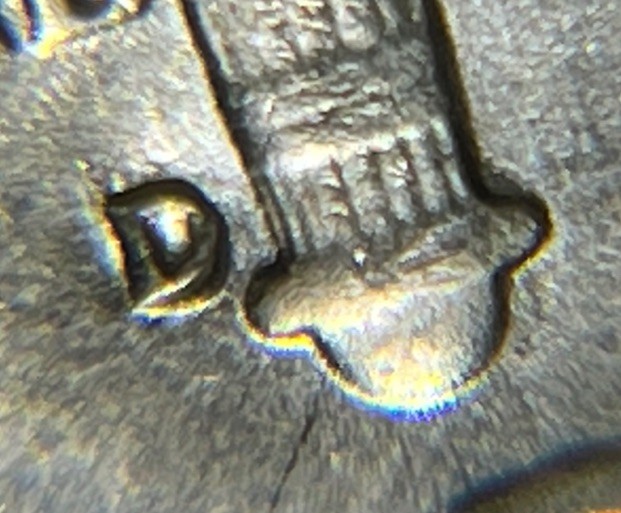 1963D D/D Roosevelt Dime RPM Repunched Mint Mark Uncirculated