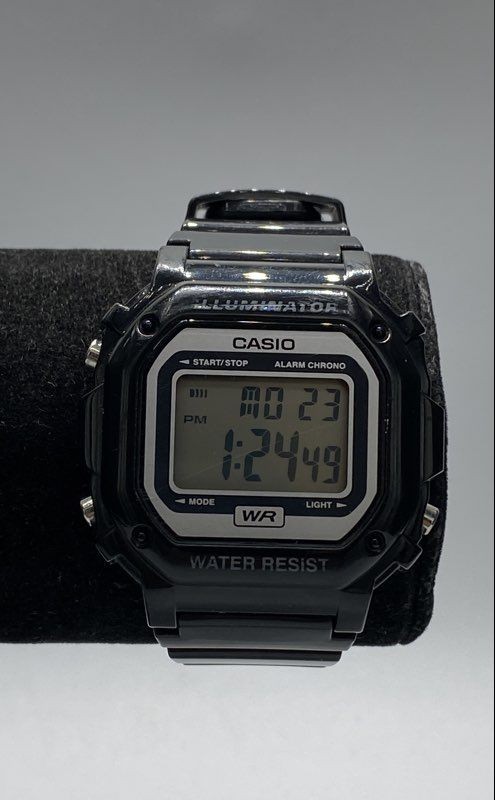 Casio Illuminator Stainless Steel Digital Quartz Men's Wristwatch