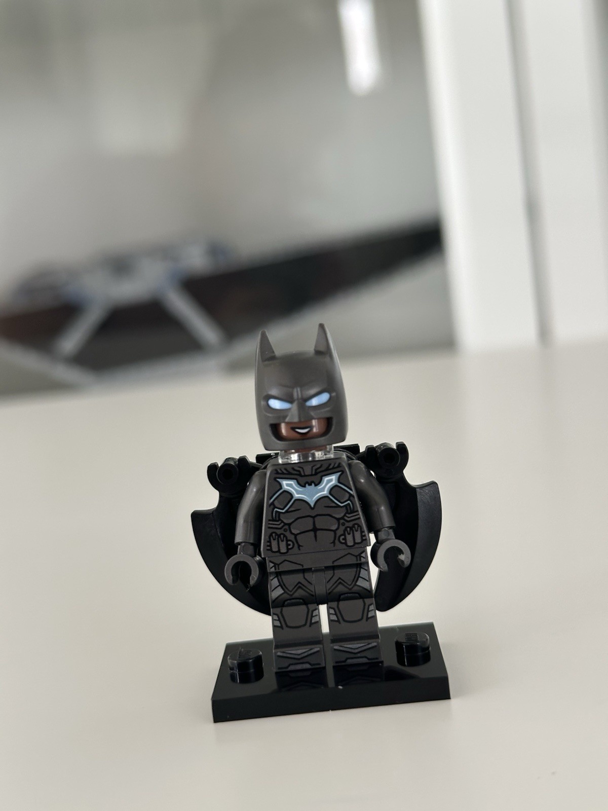 LEGO DC Batwing Luke Fox Minifigure Bat Family Rare Collector Figure 76300