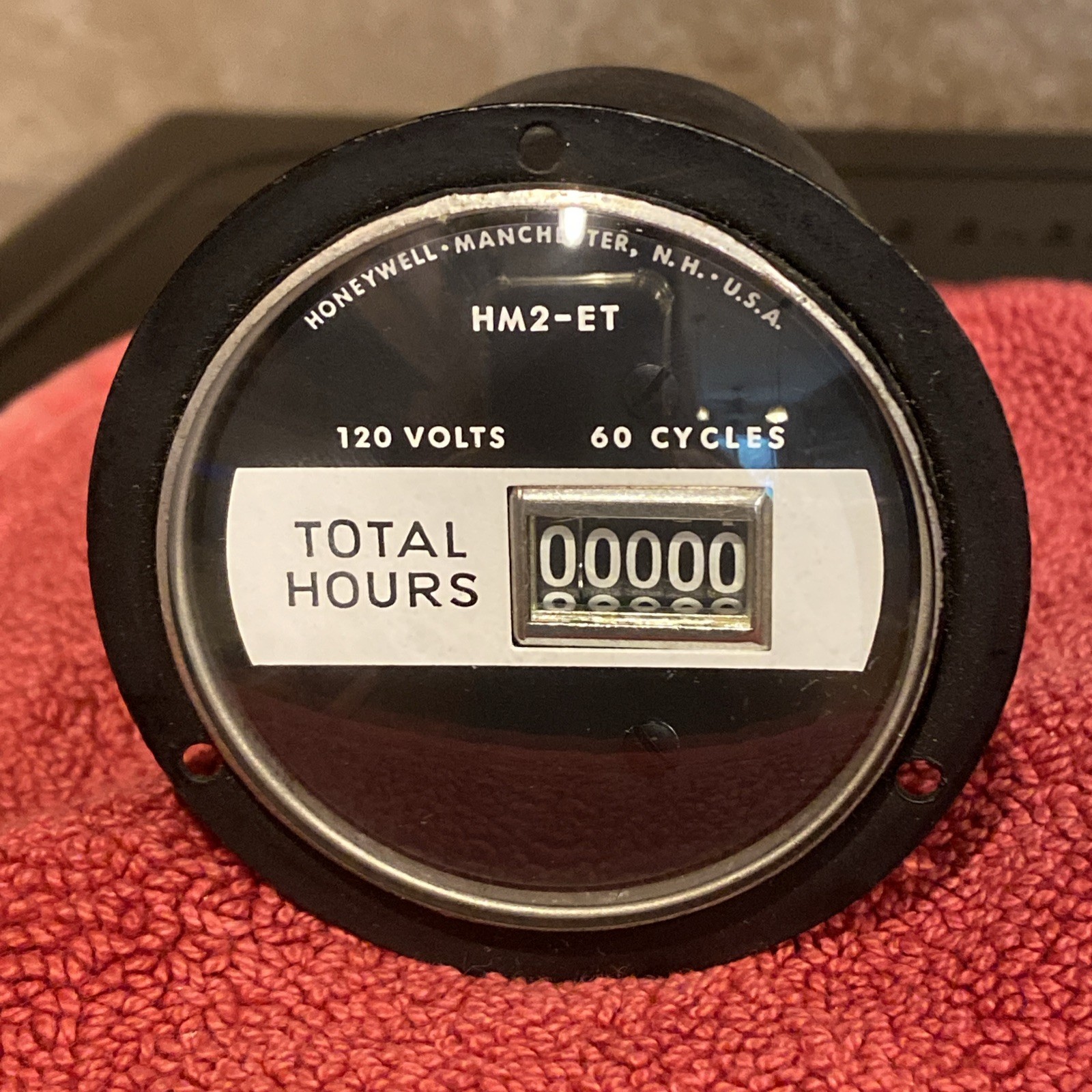 Vintage Aviation Honeywell HM2-ET Hours Meter 120V 60Hz
