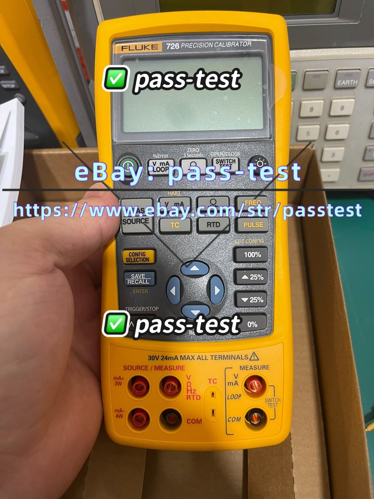 Fluke 726 Precision Multifunction Process Calibrator/ Good function