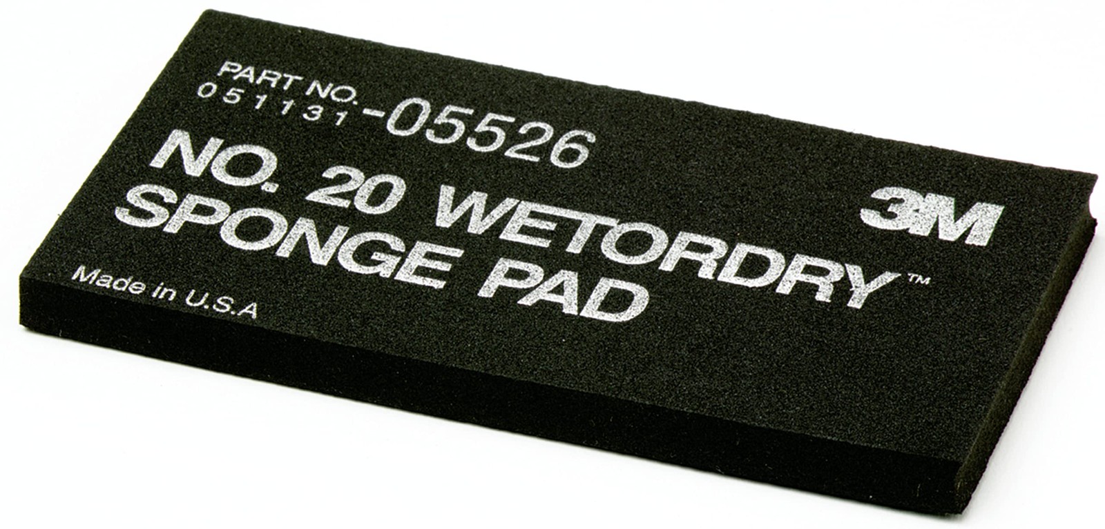 Wetordry Sponge Pad 20, 05526, 51/2 in x 23/4 in x 3/8 in, Flexible, Long Las...