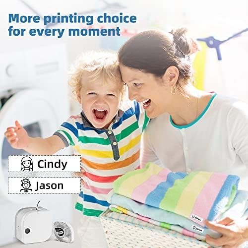 Phomemo Label Maker Machine with Tape, P12 Bluetooth Small Label Maker with M...