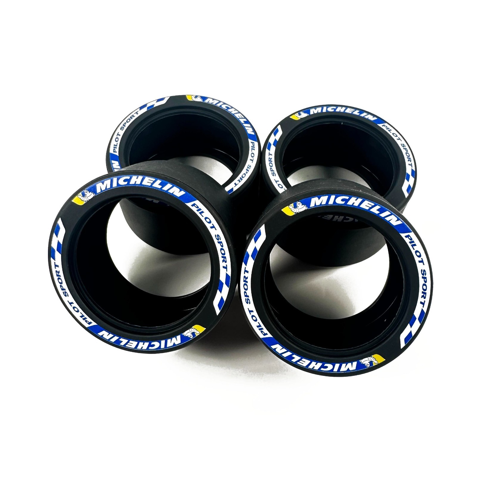 Custom 4 pcs slick tires 23799 for LEGO 42056 42083 42115 1:8 cars, V1-2 Color