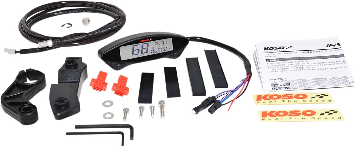 Koso EX02 Enduro Meter Kit Speedo Hour Trip for KTM 125-500 SX MXC EXC XCW 00-17