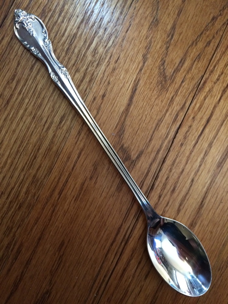 Rogers Bros International Silverplate SOUTHERN SPLENDOR Iced Tea Spoon 7 3/8"