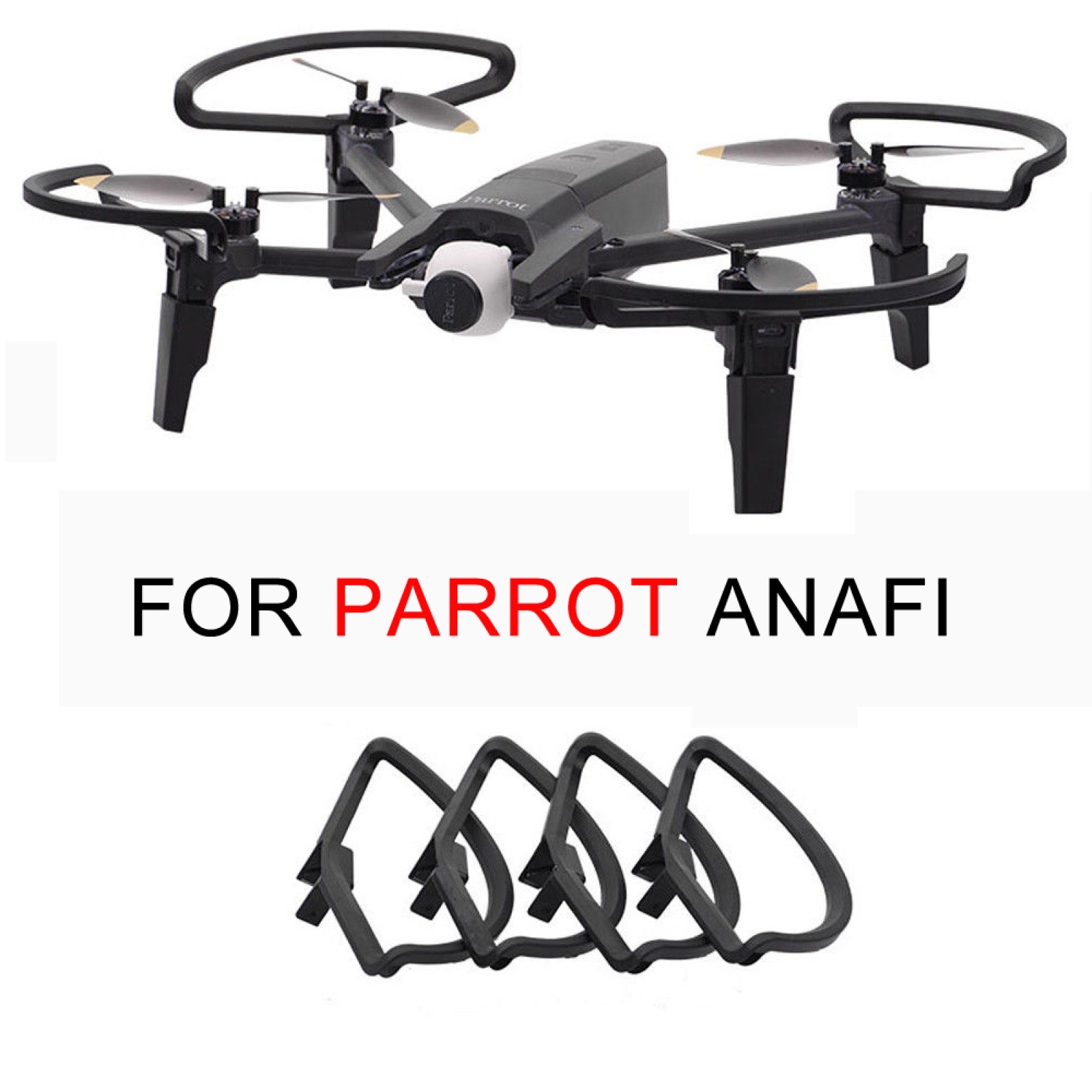 4x Quick-Release Protective Guard For Parrot ANAFI Drone FPV Accessories