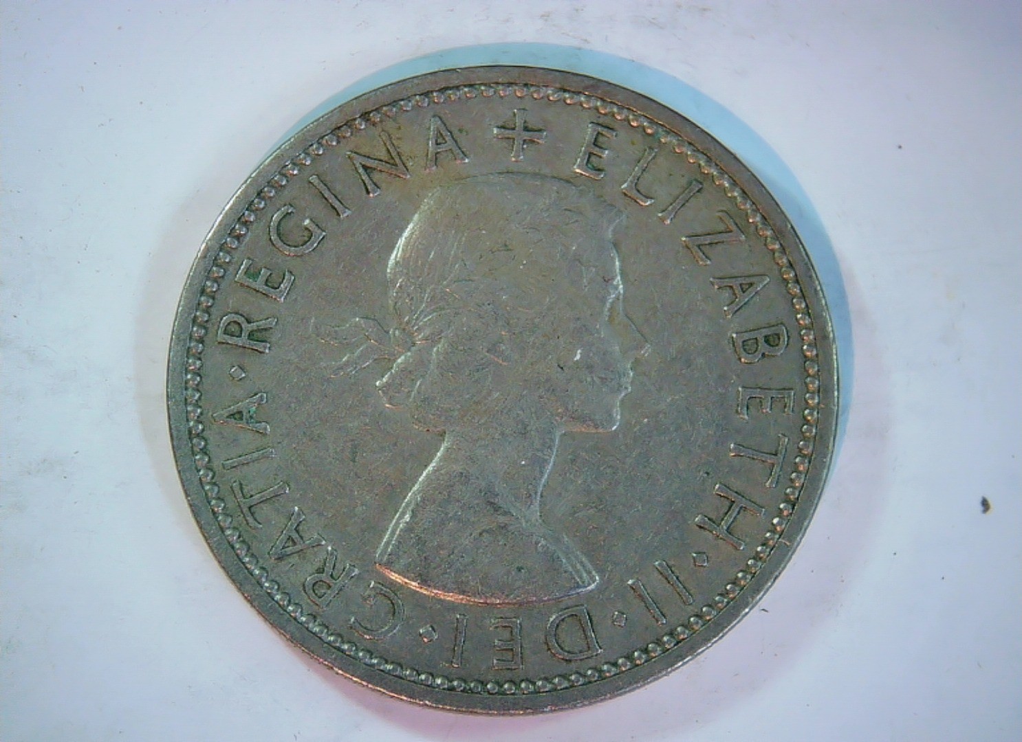 United Kingdom 1967 Two Shillings Florin (Elizabeth II, English reverse) Coin