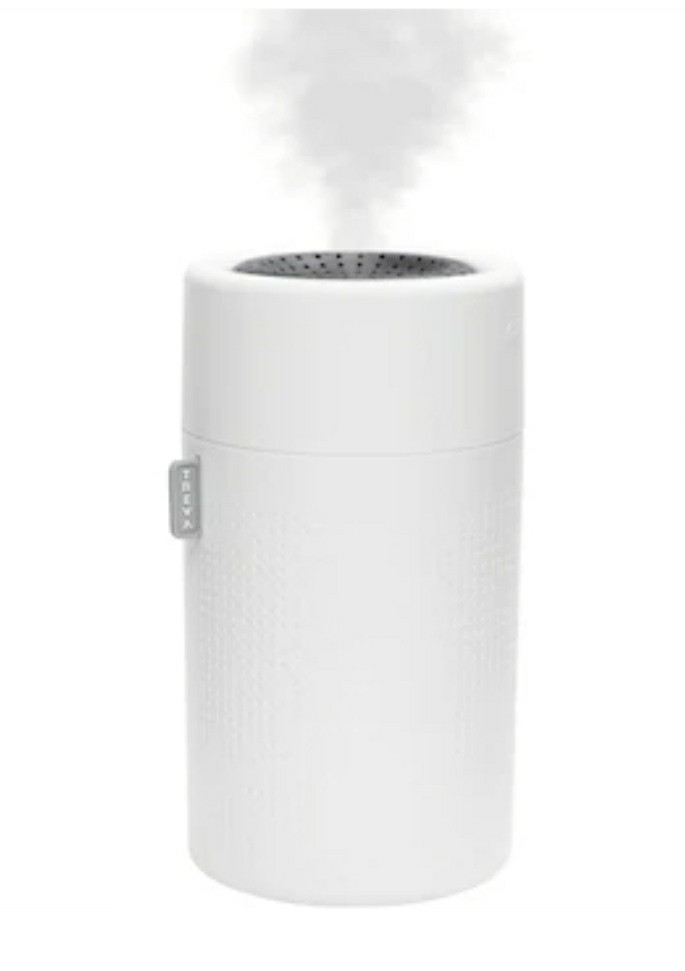 Treva Portable Cool Mist Mini Humidifier w/ Colored LED Lights, USB Rechargeable