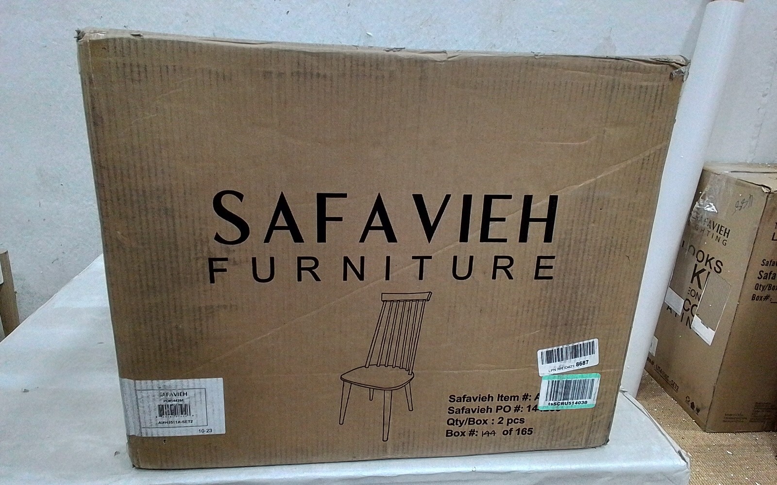 Safavieh BURRIS SIDE CHAIR, Reduced Price 2172730797 AMH8511A
