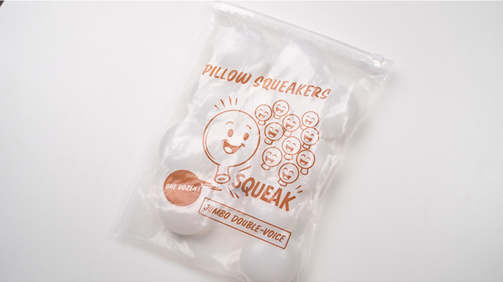 Pillow Squeaker Double Voice (12pk Jumbo) by Murphy's Magic